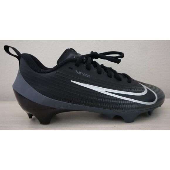 Nike FB3303-002 Men Sz 7 Black/Dark Gray Vapor Edge Speed 3 Football Cleats - Picture 8 of 11